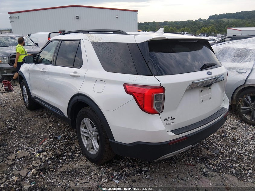 Vin: 1fmsk8dh5lgd00688, lot: 46237008, ford explorer xlt 20203