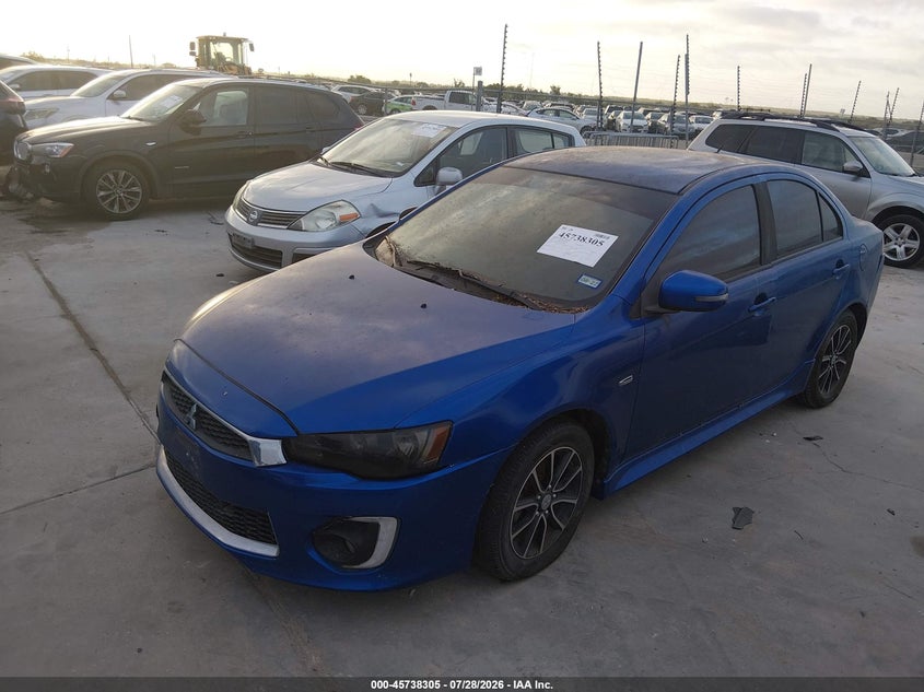 Vin: ja32u2fu4hu002047, lot: 46237009, mitsubishi lancer es/le 20172