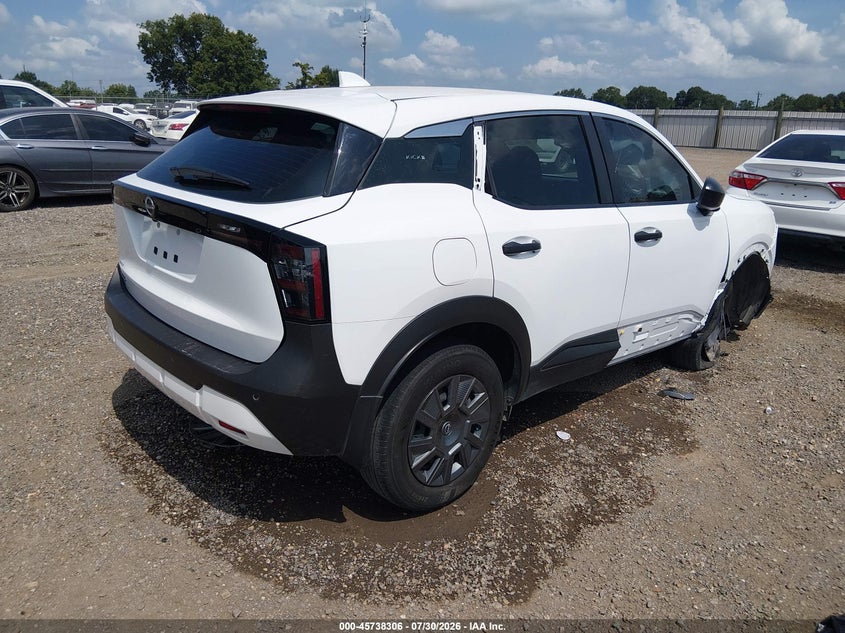 Vin: 3n8ap6ba4sl314205, lot: 46237011, nissan kicks s fwd 20254