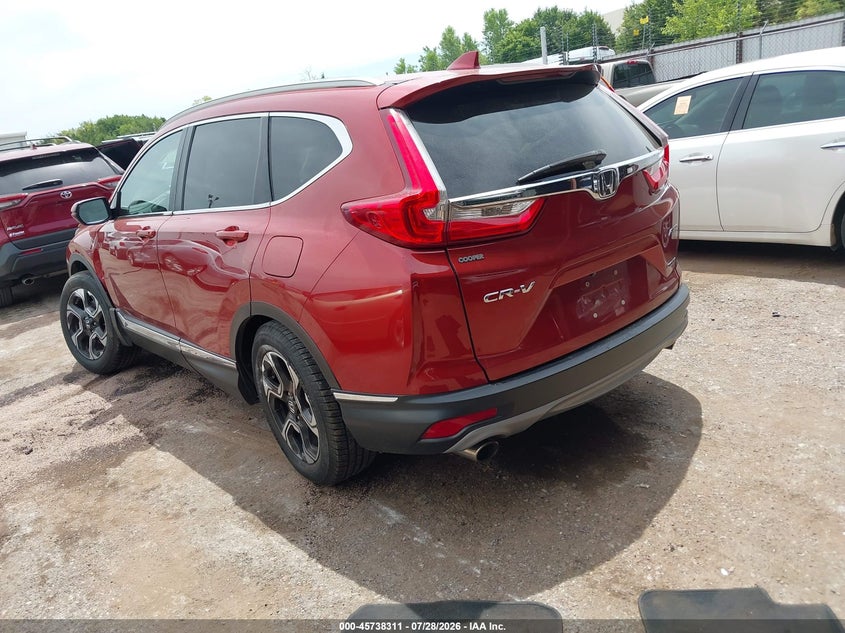 Vin: 2hkrw2h96jh624734, lot: 46237015, honda cr-v touring 20183