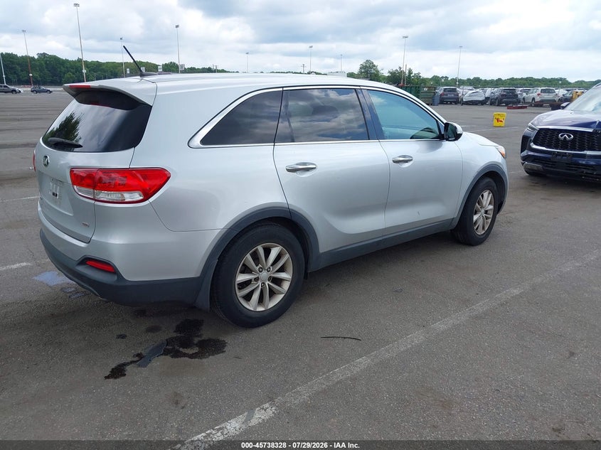 Vin: 5xypg4a3xgg005706, lot: 46237032, kia sorento 2.4l l 20164