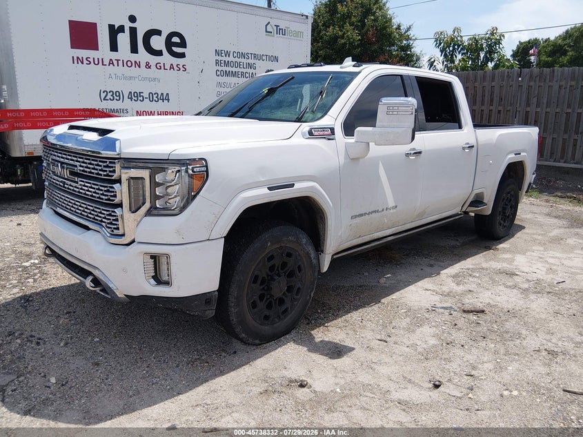 2021 GMC Sierra, Flood, IAAI, VIN 1GT49REY8MF236926 — photo 2