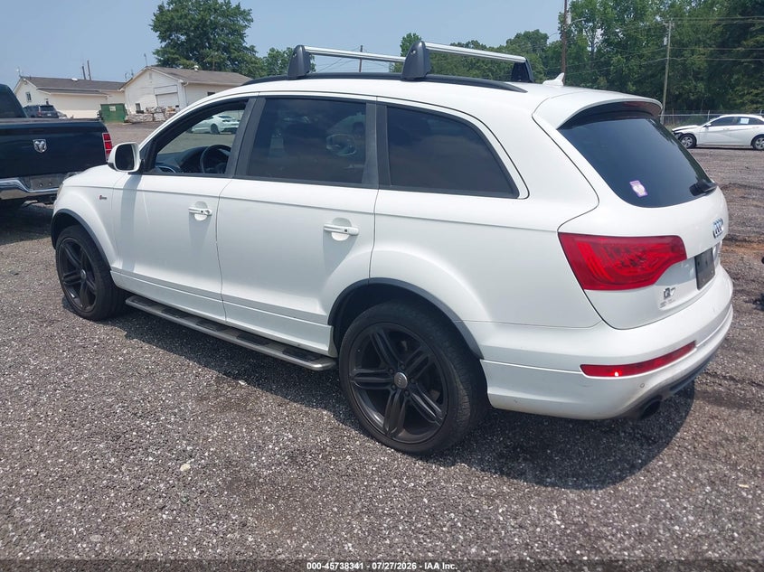 Vin: wa1dgafe8ed016219, lot: 46237045, audi q7 3.0t s line prestige 20143