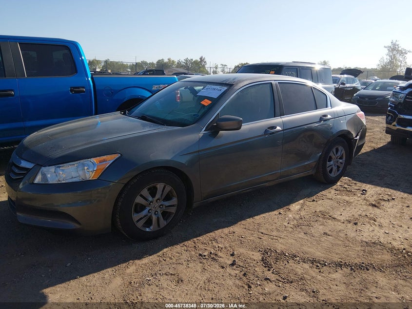 2011 Honda Accord, Лівий зад, IAAI, VIN 1HGCP2F6XBA070684 — фото 2