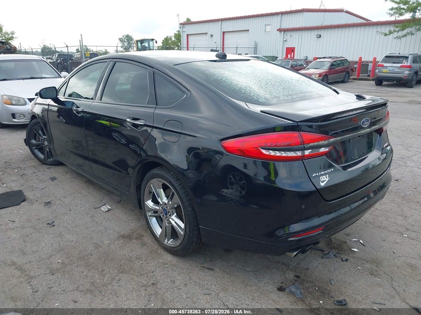 2017 FORD FUSION SEDAN 2.7L V-6 DI, DOHC, VVT, TURBO, 325HP