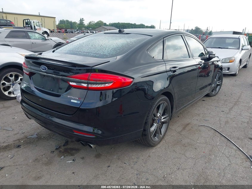 2017 FORD FUSION SEDAN 2.7L V-6 DI, DOHC, VVT, TURBO, 325HP