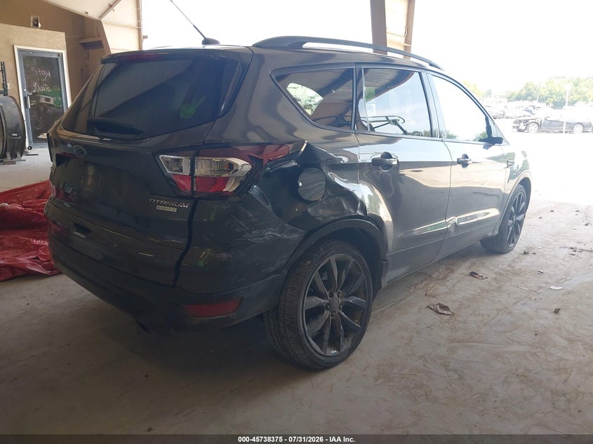 Vin: 1fmcu0jd9huc31420, lot: 46237079, ford escape titanium 20174