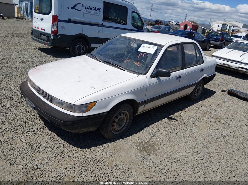 1990 Mitsubishi Mirage, Обычный износ, IAAI, VIN JA3CU26XXLU031415 — фото 2