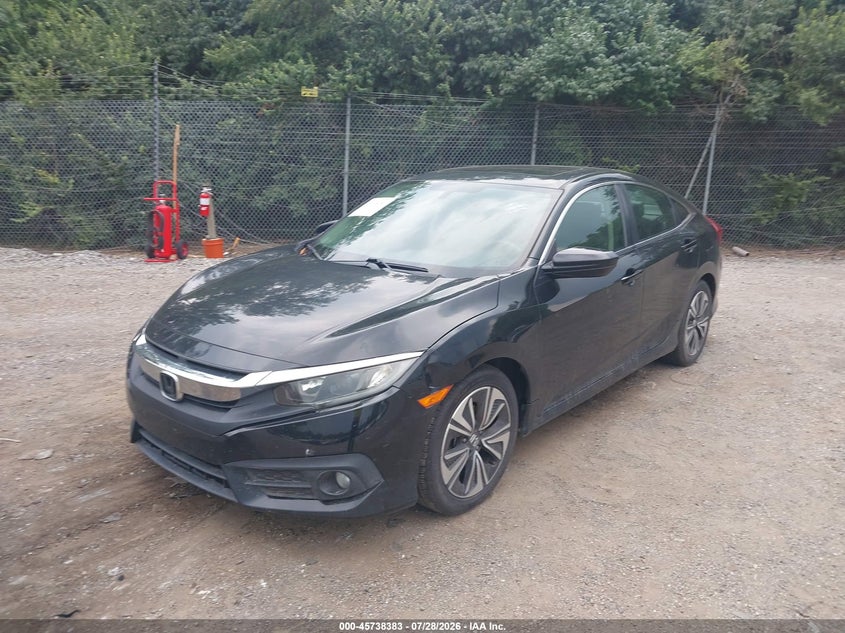 Vin: 19xfc1f71ge208580, lot: 46237087, honda civic ex-l 20162