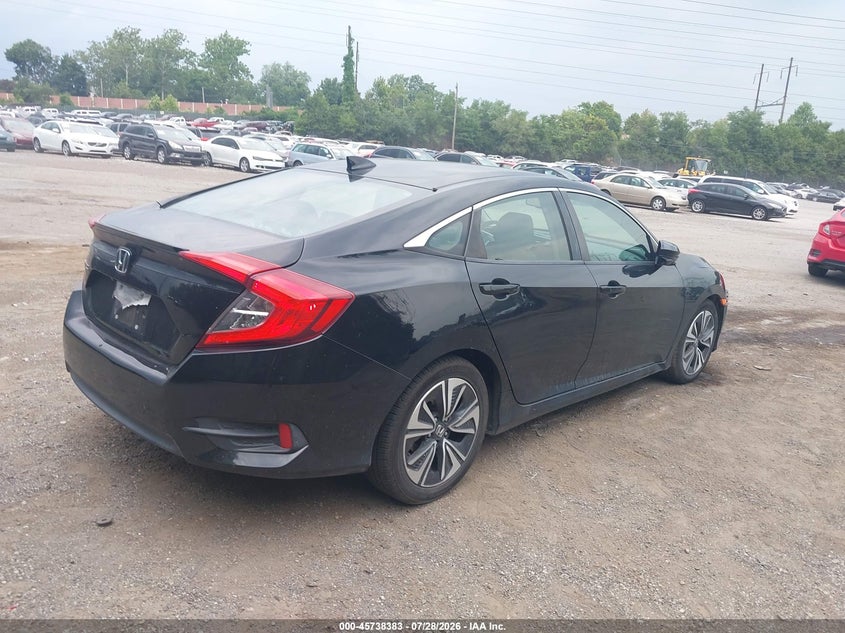 Vin: 19xfc1f71ge208580, lot: 46237087, honda civic ex-l 20164