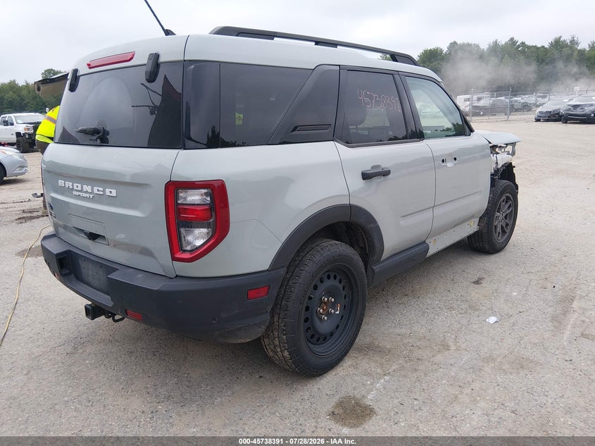 Vin: 3fmcr9b6xnre10042, lot: 46237094, ford bronco sport big bend 20224