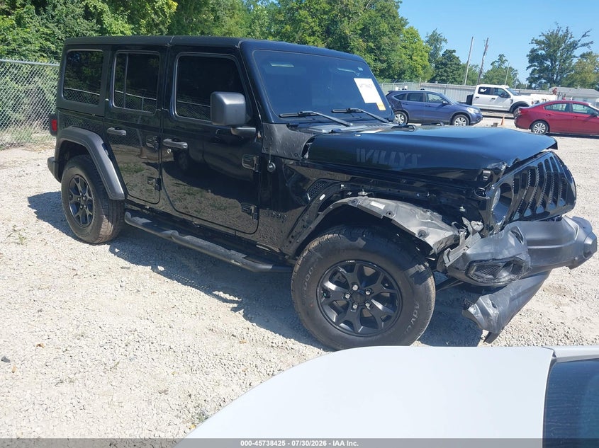 Vin: 1c4hjxdn7nw278168, lot: 46237129, jeep wrangler unlimited willys 4x4 2022 img_1
