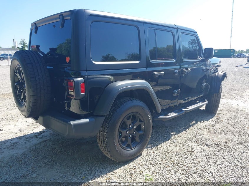 Vin: 1c4hjxdn7nw278168, lot: 46237129, jeep wrangler unlimited willys 4x4 20224