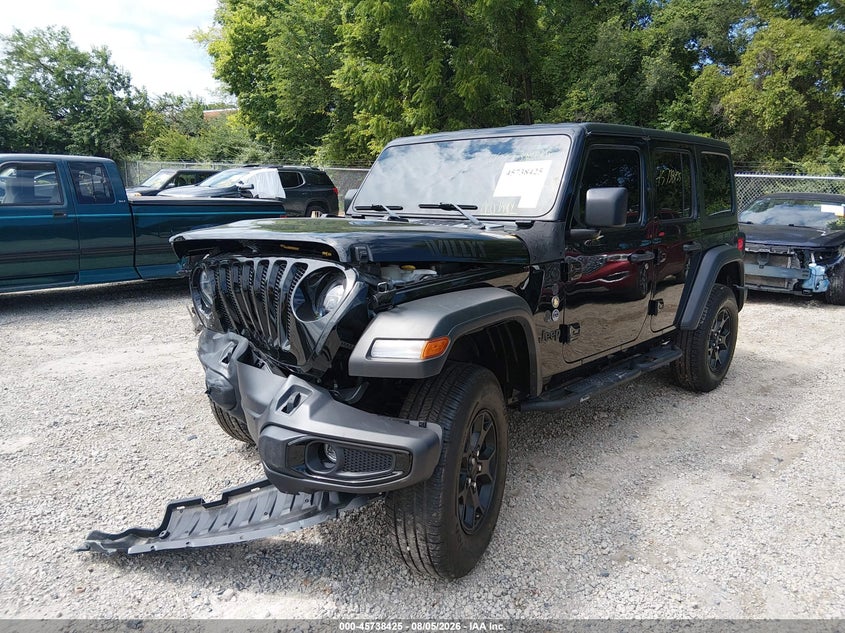 Vin: 1c4hjxdn7nw278168, lot: 46237129, jeep wrangler unlimited willys 4x4 20222