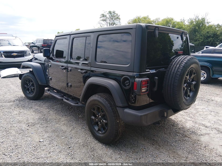 Vin: 1c4hjxdn7nw278168, lot: 46237129, jeep wrangler unlimited willys 4x4 20223