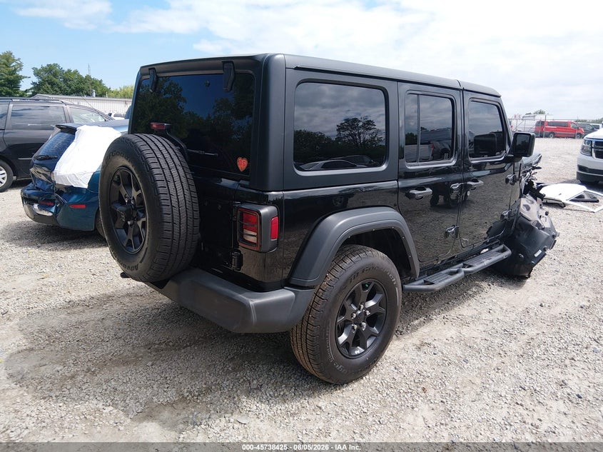 Vin: 1c4hjxdn7nw278168, lot: 46237129, jeep wrangler unlimited willys 4x4 20224