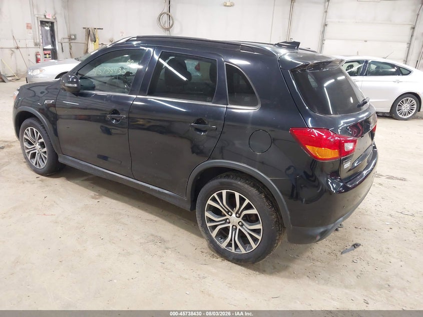 Vin: ja4ar4aw2hz061310, lot: 46237134, mitsubishi outlander sport 2.4 gt 20173