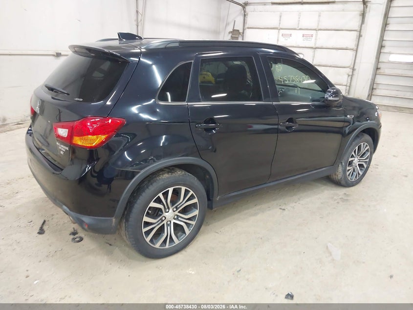 Vin: ja4ar4aw2hz061310, lot: 46237134, mitsubishi outlander sport 2.4 gt 20174