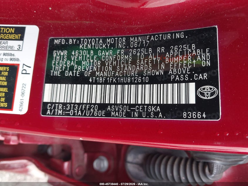 TOYOTA CAMRY - zdjęcie 9