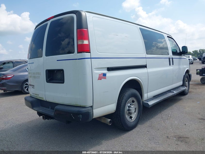 Vin: 1gcwgfcf3f1259979, lot: 46237155, chevrolet express 2500 work van 20154