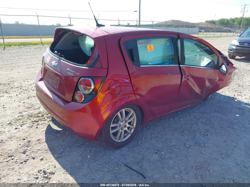 Vin: 1g1jc6sh3c4208073, lot: 46237179, chevrolet sonic 2lt 20124