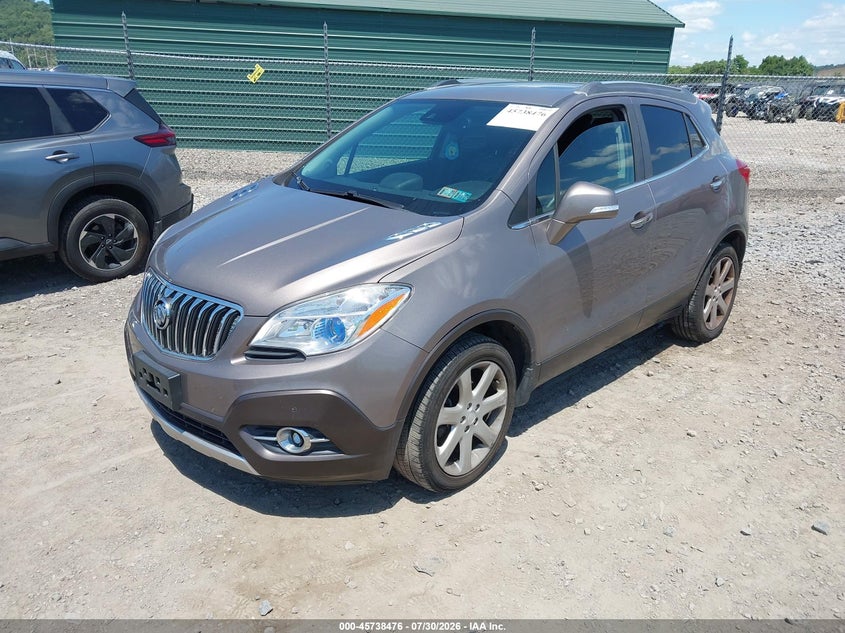 Vin: kl4cjhsbxfb187603, lot: 46237180, buick encore premium 20152