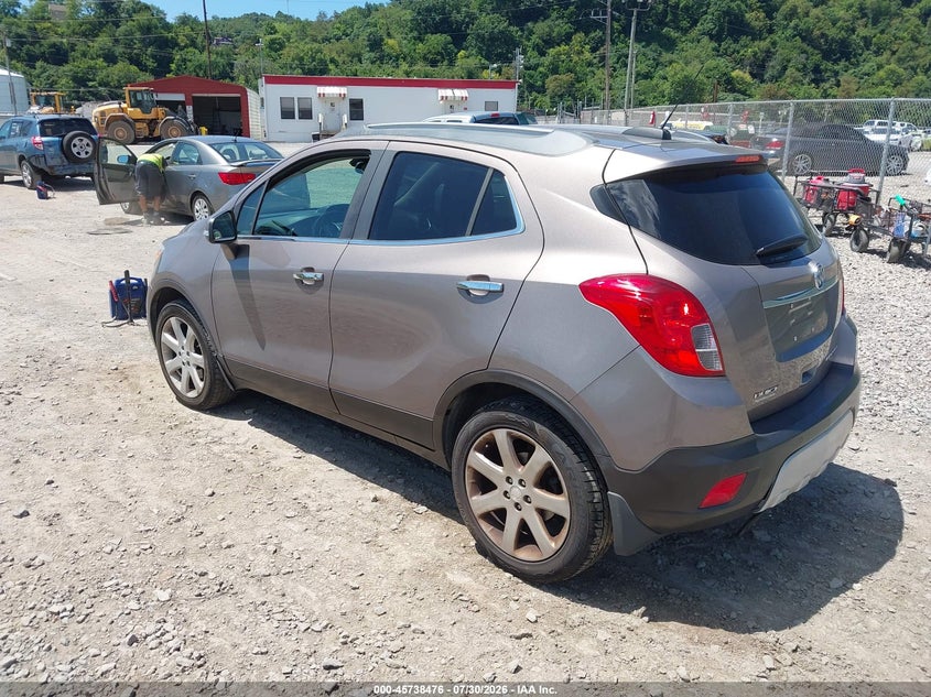 Vin: kl4cjhsbxfb187603, lot: 46237180, buick encore premium 20153