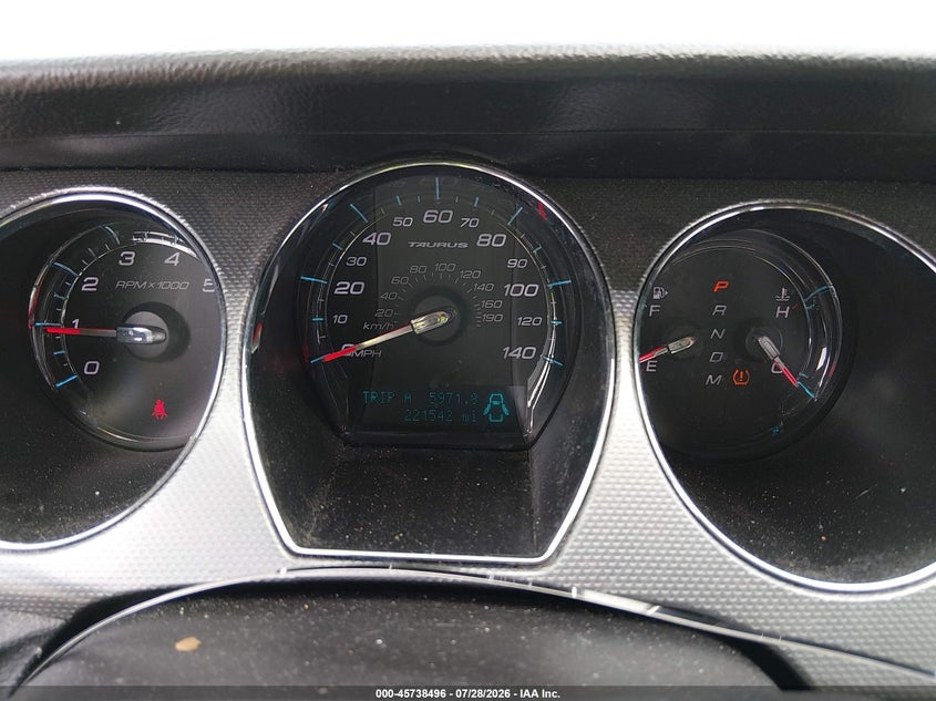 2012 FORD TAURUS auction photo 7