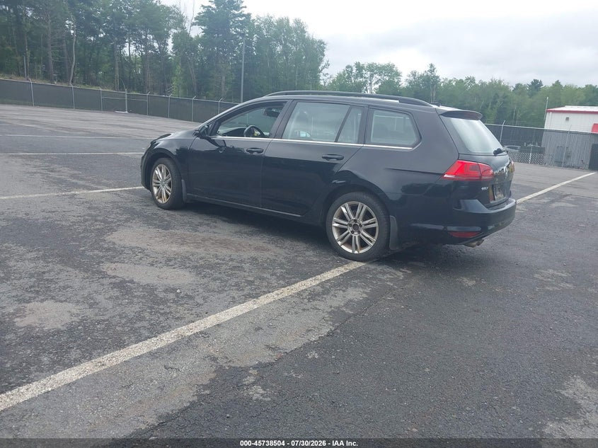 Vin: 3vwfa7au1fm518123, lot: 46237208, volkswagen golf sportwagen tdi se 4-door 20153