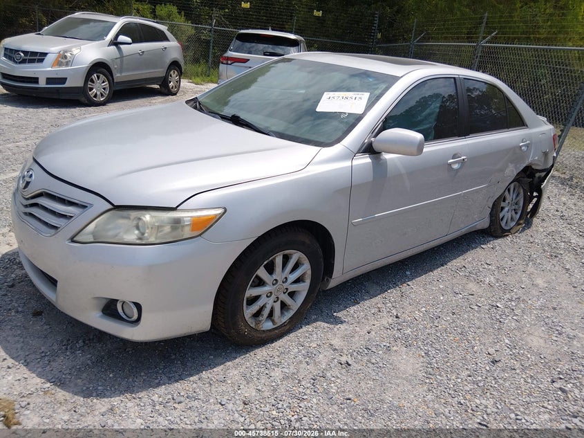 2010 Toyota Camry Xle V6, Left Rear, IAAI, VIN 4T1BK3EK3AU109279 — photo 2
