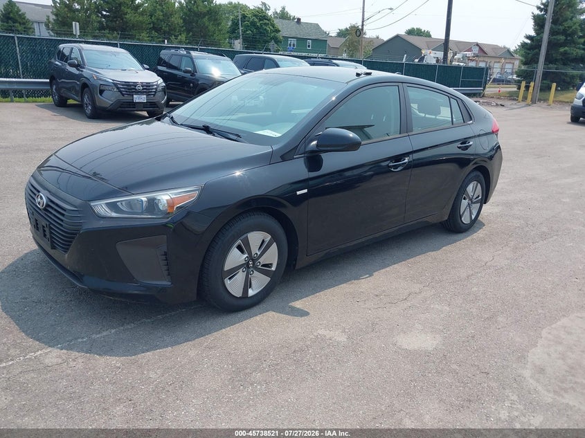 Vin: kmhc65lc5ju076575, lot: 46237225, hyundai ioniq hybrid blue 20182