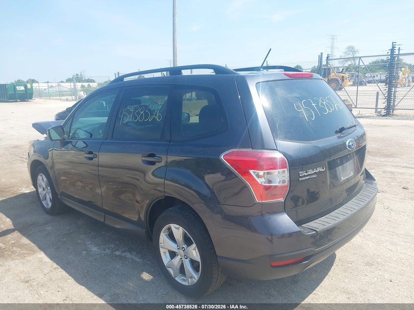Vin: jf2sjadc1fh568933, lot: 46237230, subaru forester 2.5i premium 20153