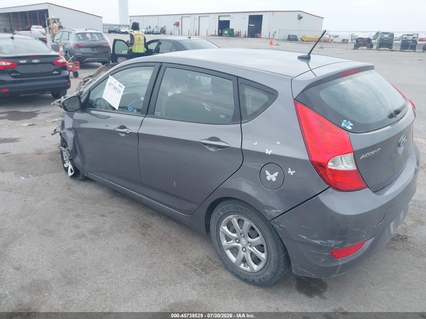 Vin: kmhct5ae4eu166058, lot: 46237233, hyundai accent gs 20143
