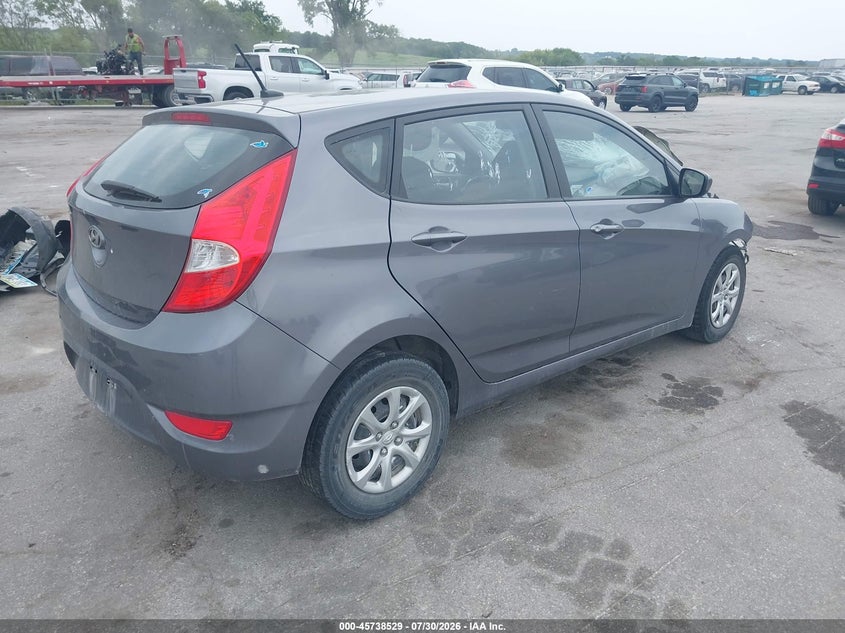 Vin: kmhct5ae4eu166058, lot: 46237233, hyundai accent gs 20144