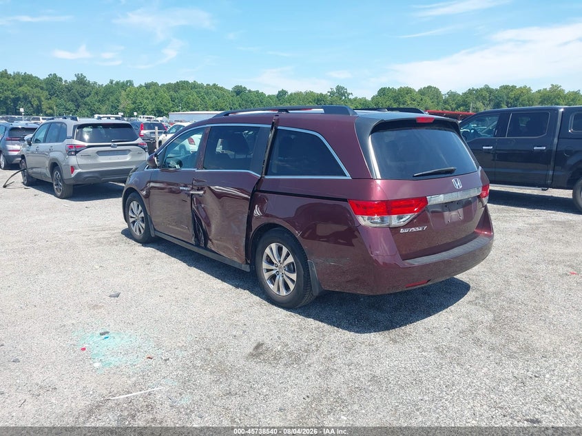 Vin: 5fnrl5h61fb003990, lot: 46237244, honda odyssey ex-l 20153