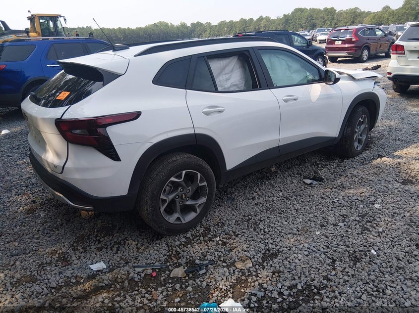 Vin: kl77lhep4sc141758, lot: 46237246, chevrolet trax fwd lt 20254