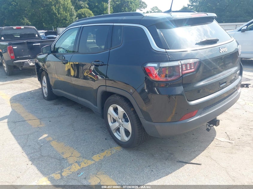 Vin: 3c4njcbb8mt538926, lot: 46237267, jeep compass latitude fwd 20213