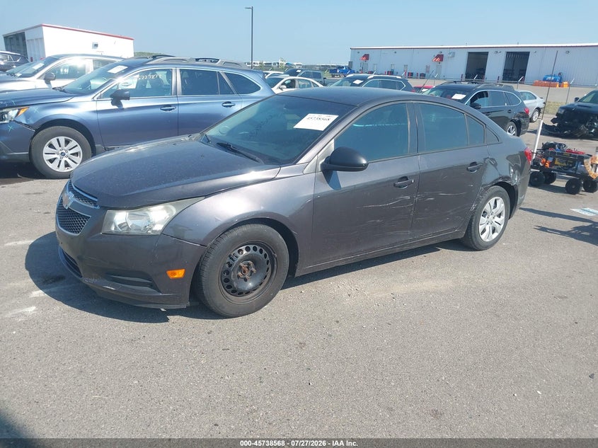 Vin: 1g1pa5sh9e7143743, lot: 46237272, chevrolet cruze ls auto 20142