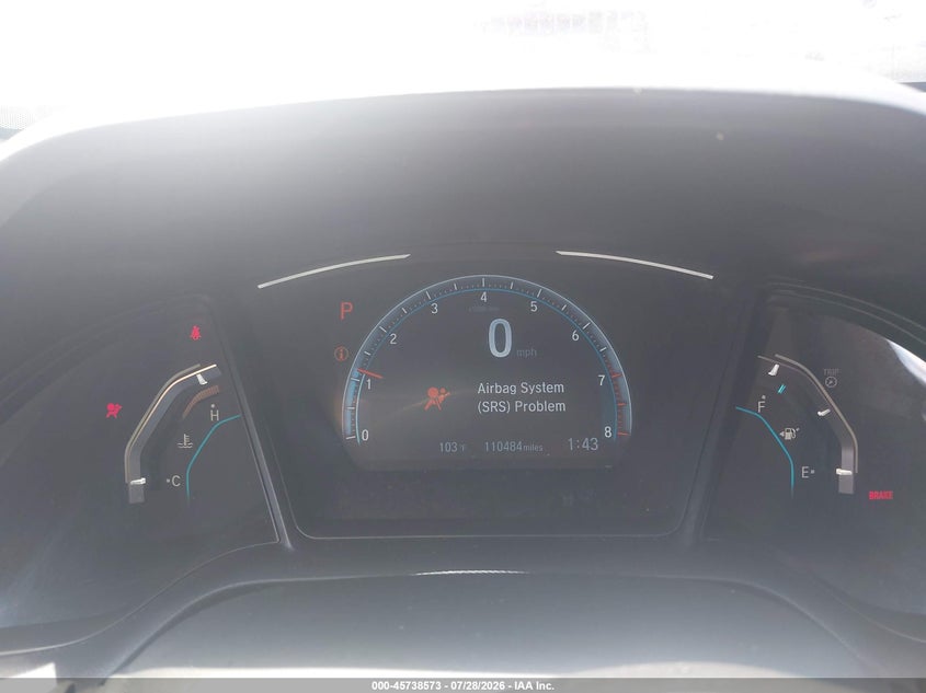 2021 HONDA CIVIC auction photo 7