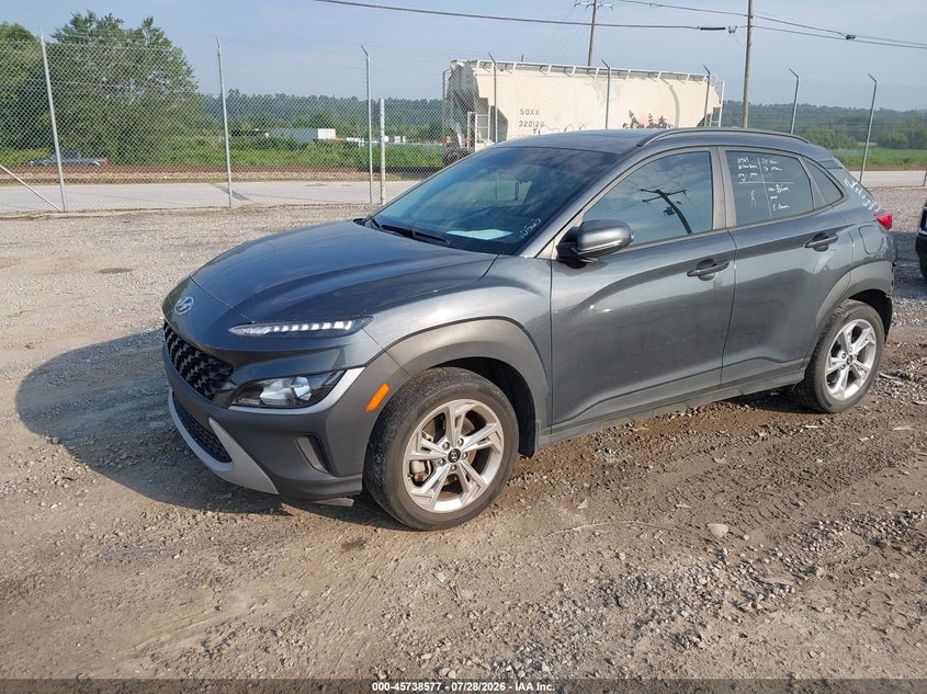 Vin: km8k3cab4nu886921, lot: 46237281, hyundai kona sel 20222