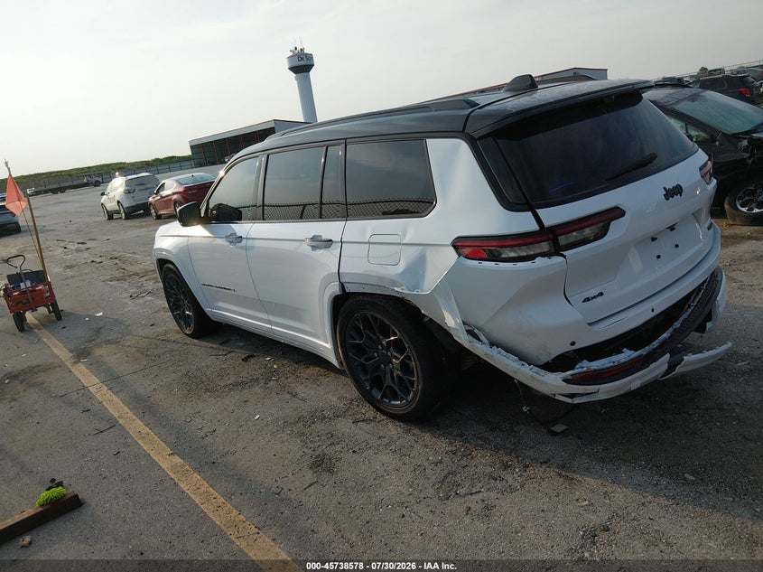 Vin: 1c4rjkeg8s8693670, lot: 46237282, jeep grand cherokee l summit reserve 4x4 20253