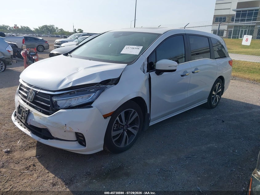 Vin: 5fnrl6h86rb000367, lot: 46237302, honda odyssey touring 20242