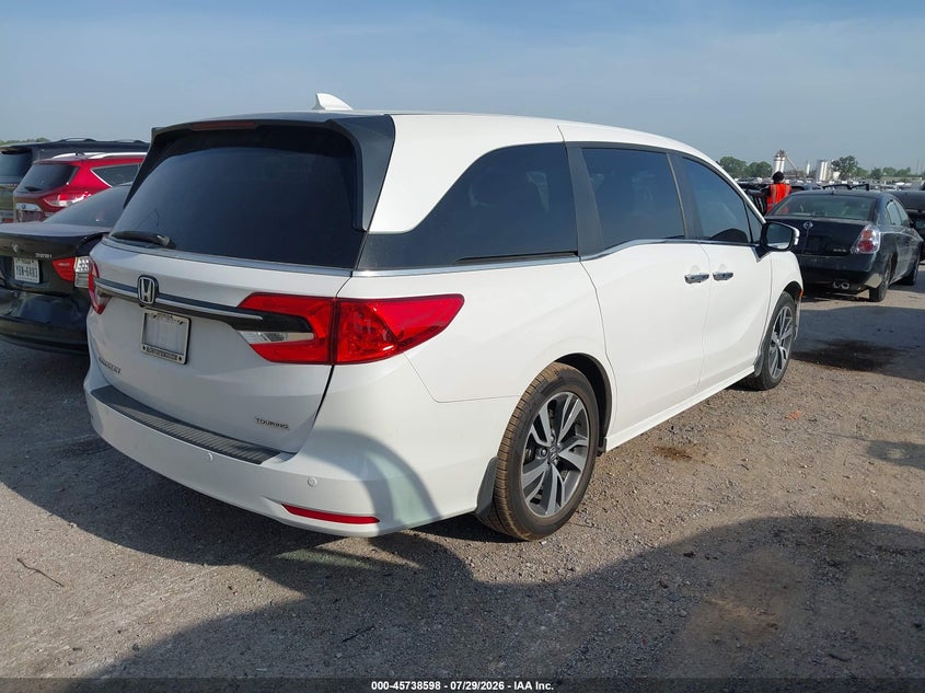 Vin: 5fnrl6h86rb000367, lot: 46237302, honda odyssey touring 20244