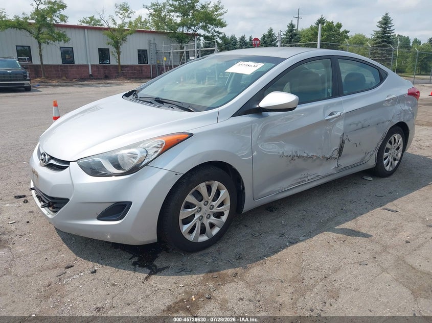 Vin: 5npdh4ae7bh010557, lot: 46237334, hyundai elantra gls 20112