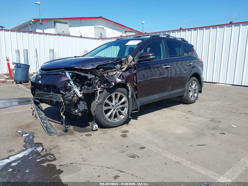 Vin: 2t3dfrev1hw660533, lot: 46237337, toyota rav4 limited 20172
