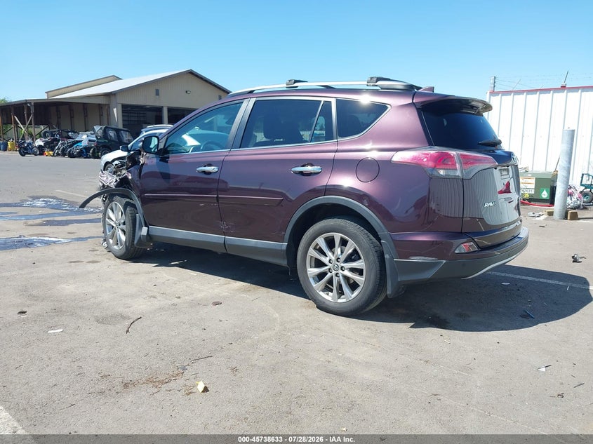 Vin: 2t3dfrev1hw660533, lot: 46237337, toyota rav4 limited 20173