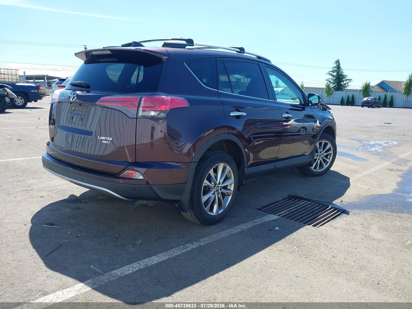 Vin: 2t3dfrev1hw660533, lot: 46237337, toyota rav4 limited 20174