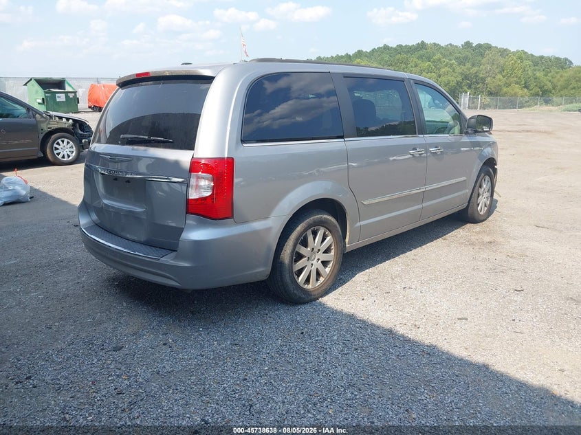 Vin: 2c4rc1bg7fr620194, lot: 46237342, chrysler town & country touring 20154
