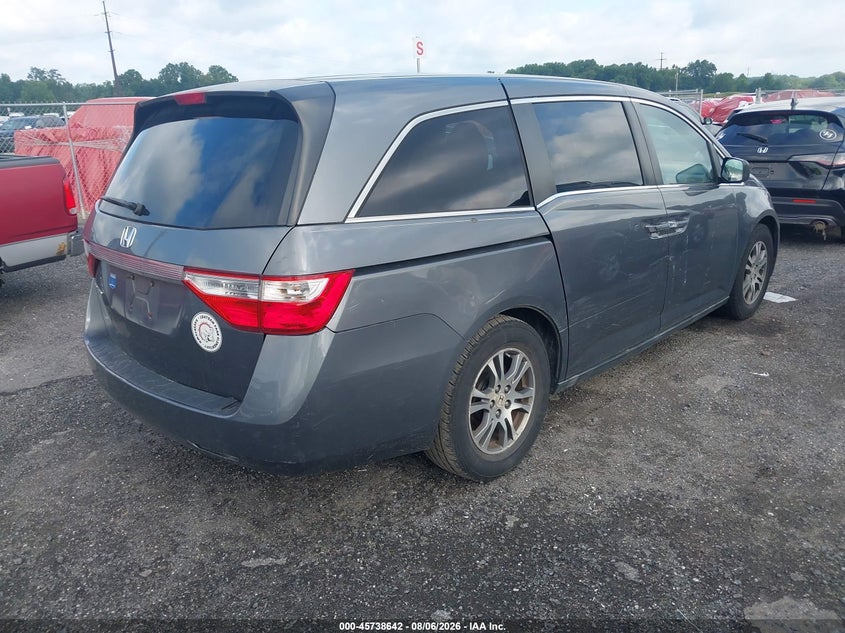 Vin: 5fnrl5h43bb100911, lot: 46237346, honda odyssey ex 20114