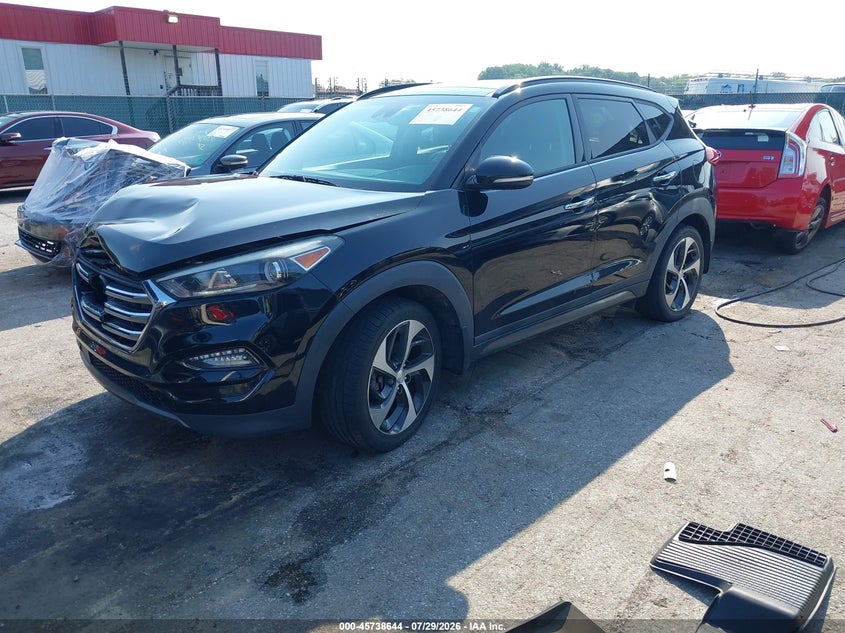 Vin: km8j33a26gu169760, lot: 46237348, hyundai tucson limited 20162